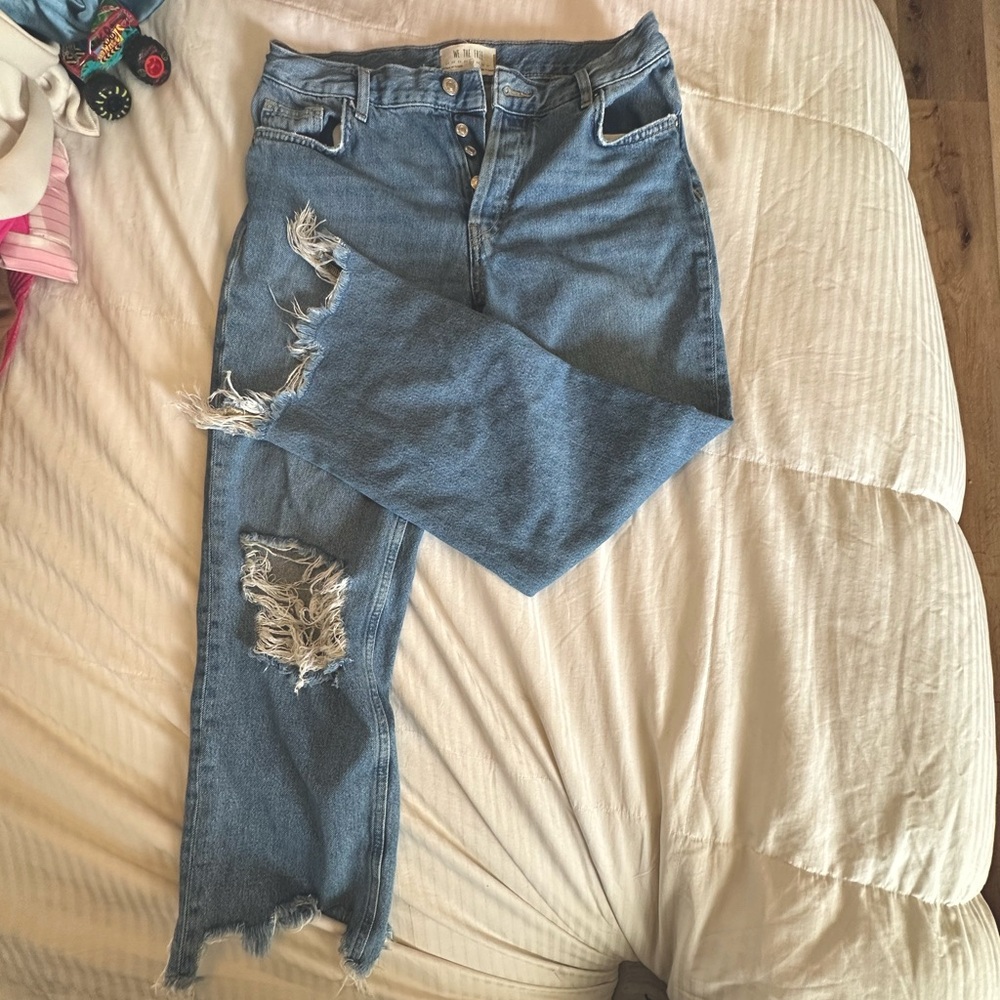 Free people cropped jeans